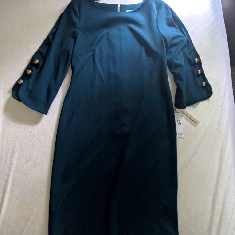 Shelby & Palmer teal dress NWT